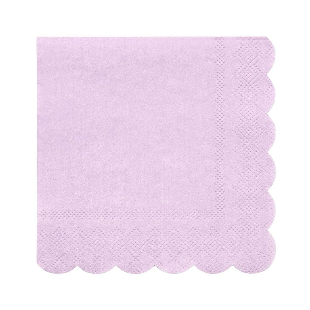 lilac napkins