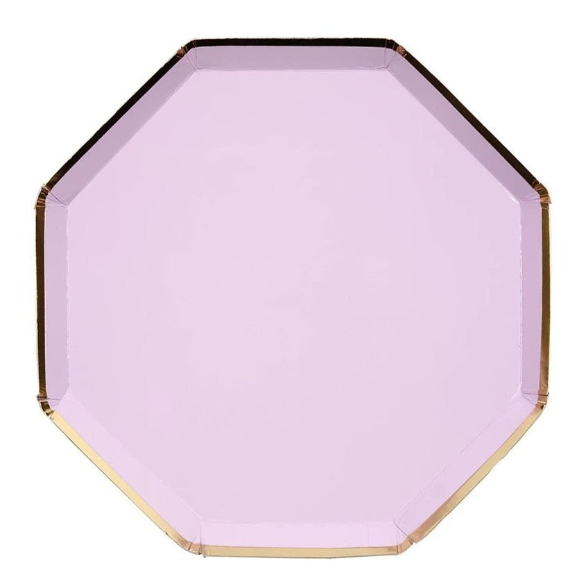 lilac paper plates