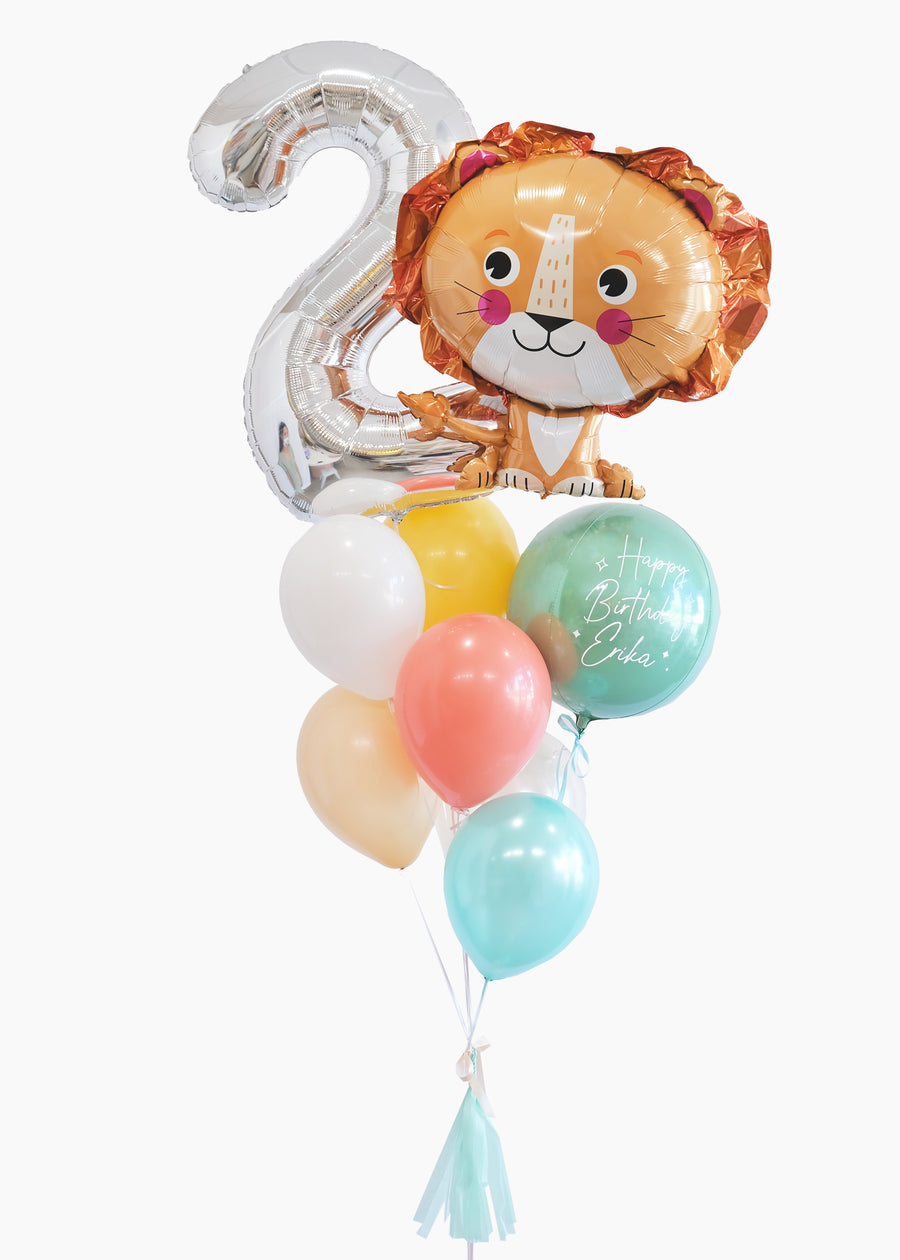 Lion Custom Birthday Balloongram
