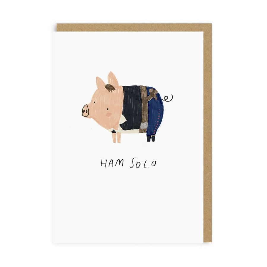 ham solo greeting card