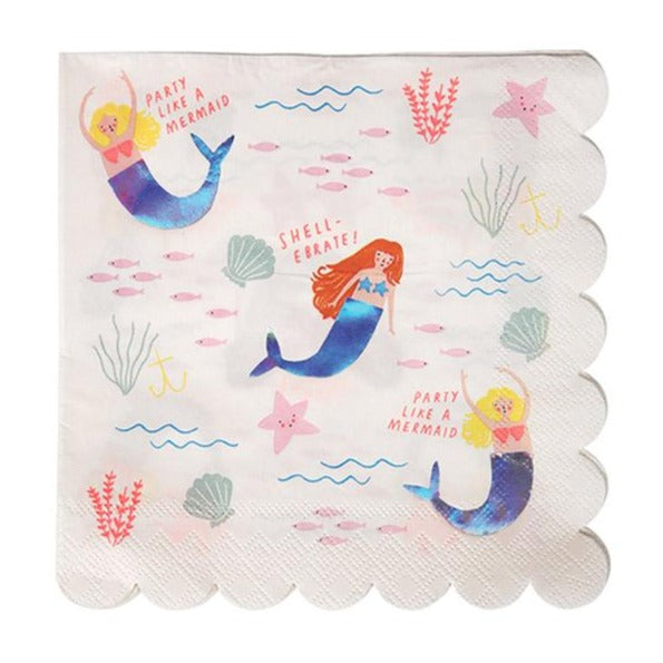 mermaid napkins