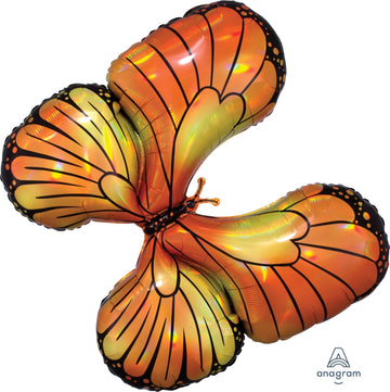 orange monarch butterfly balloon