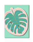 Monstera Leaf Birthday Card
