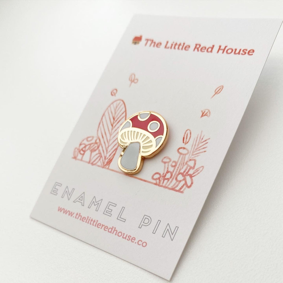 Mushroom Enamel Pin