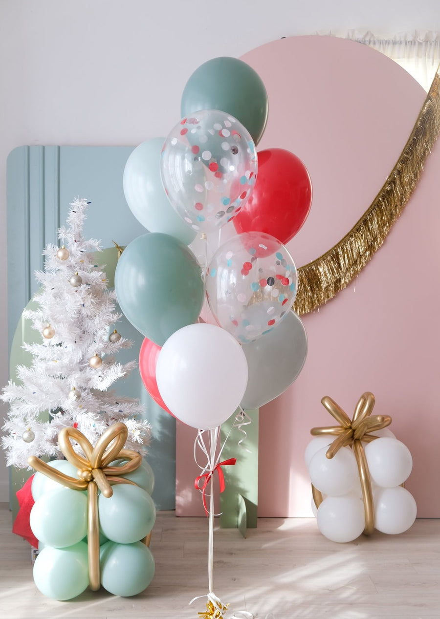 Holiday Balloon Set: Holly Jolly
