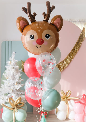 Festive Reindeer Balloongram