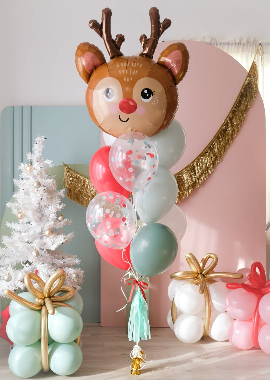 Festive Reindeer Balloongram