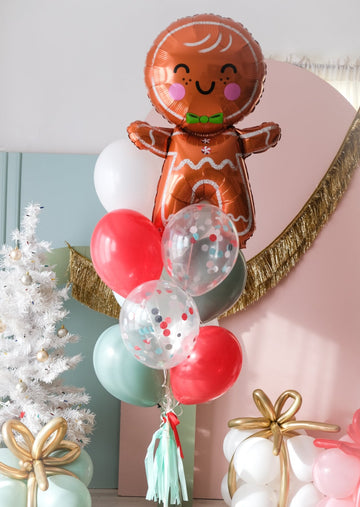 Cheerful Gingerbread Balloongram