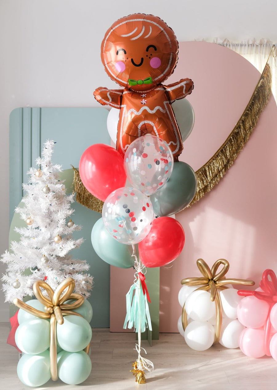 Cheerful Gingerbread Balloongram