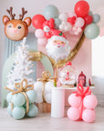 Balloon Garland To-Go in Holly Jolly