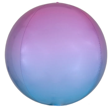 Ombre Pastel Purple-Blue Orb Balloon