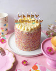 Pastel Dipped Birthday Candles