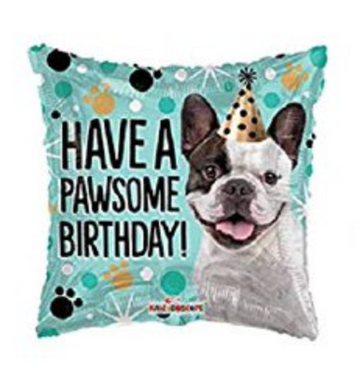 Pawsome Birthday Dog Small Balloon