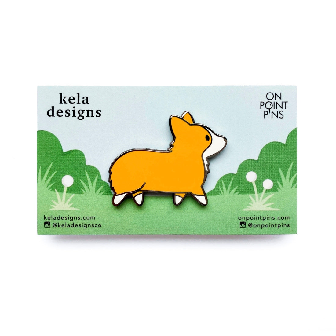 Pembroke Welsh Corgi Enamel Pin