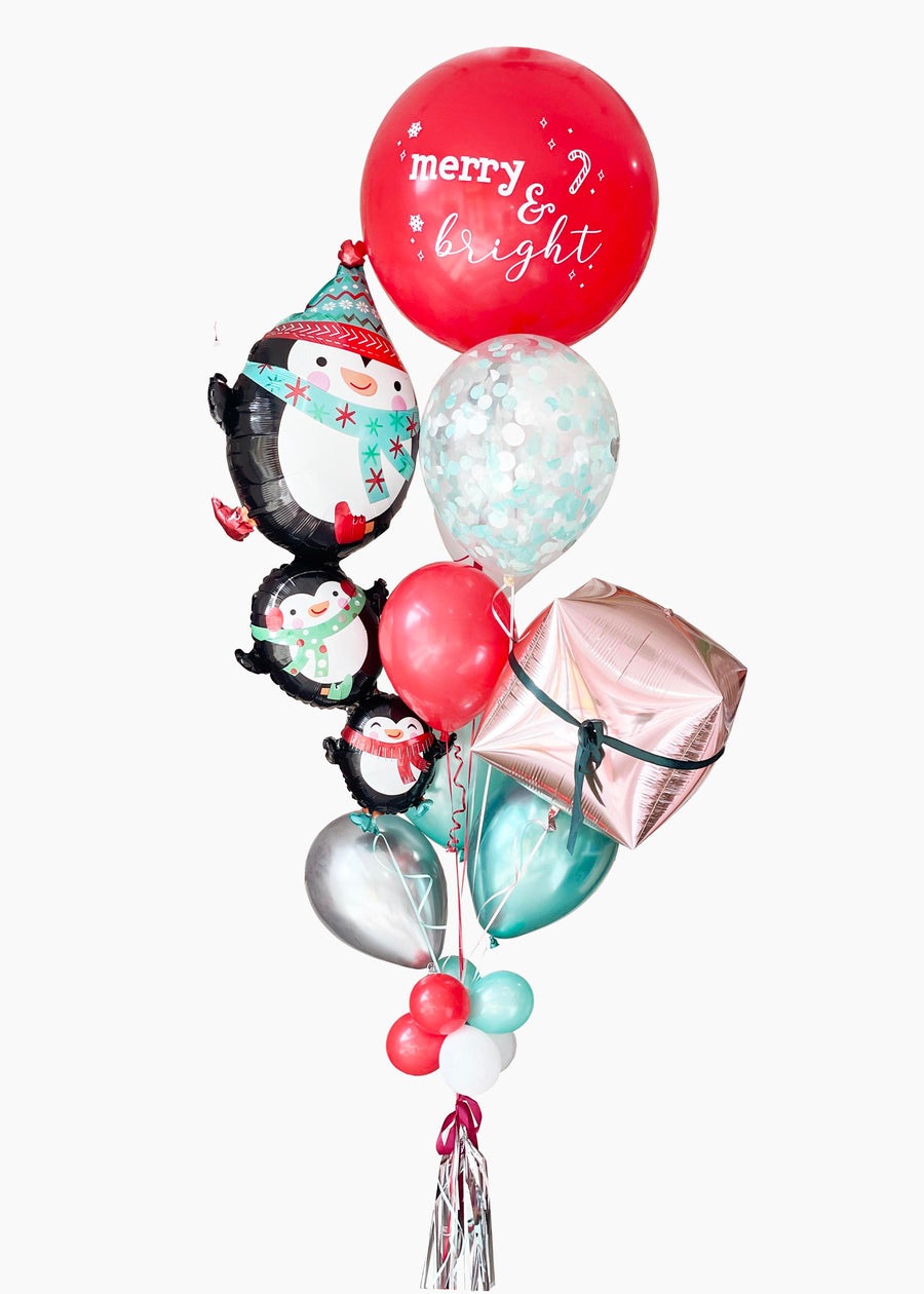Penguin Squad | Holiday Balloongram