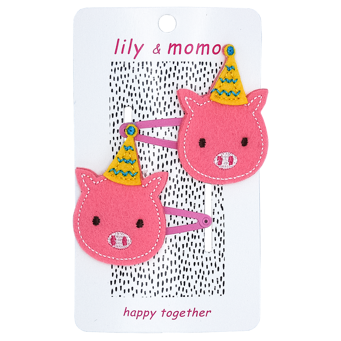 Piggy Party Hair Clips