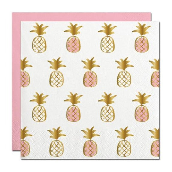 pink pineapple napkins