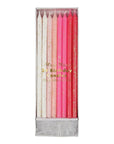 Pink Ombre Candles