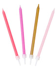 Pink & Gold Candles