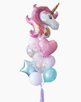Pink Unicorn Birthday Balloongram