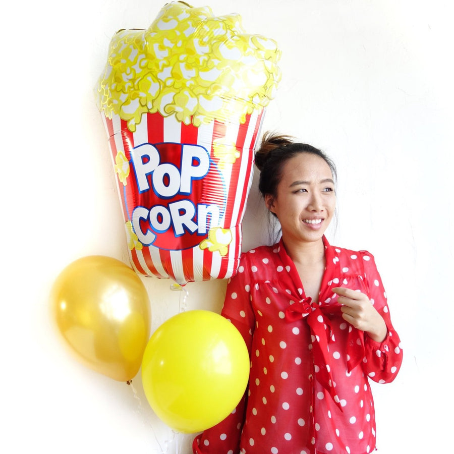 Popcorn Balloons - Fun Party Balloons For Decorations, Assorted Colors