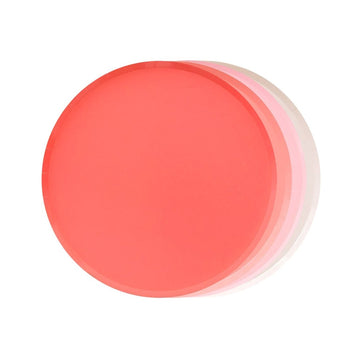 Pretty in Pink Round Plates