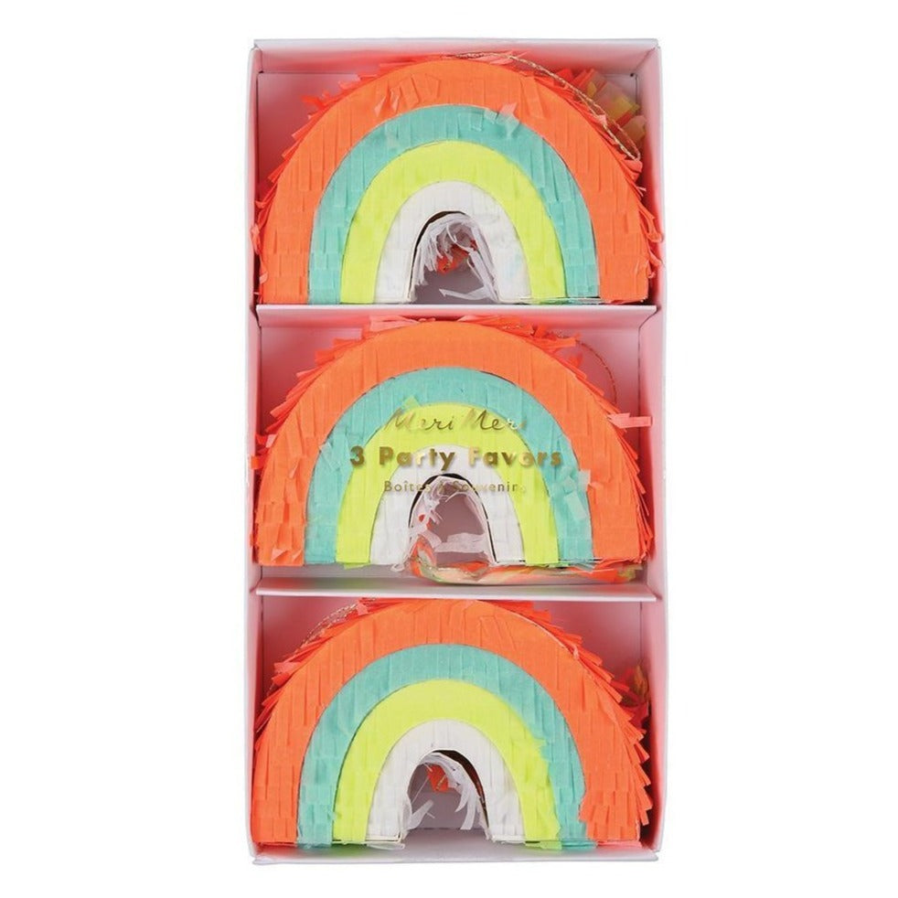rainbow mini pinata