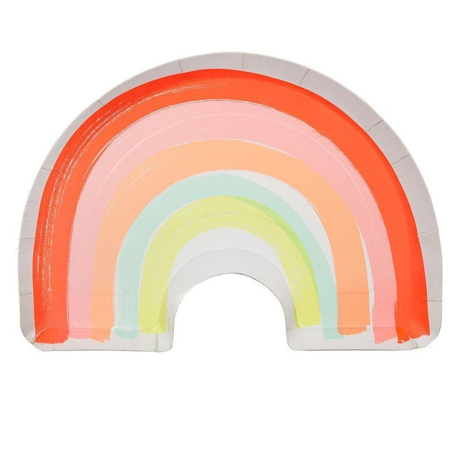 rainbow plates