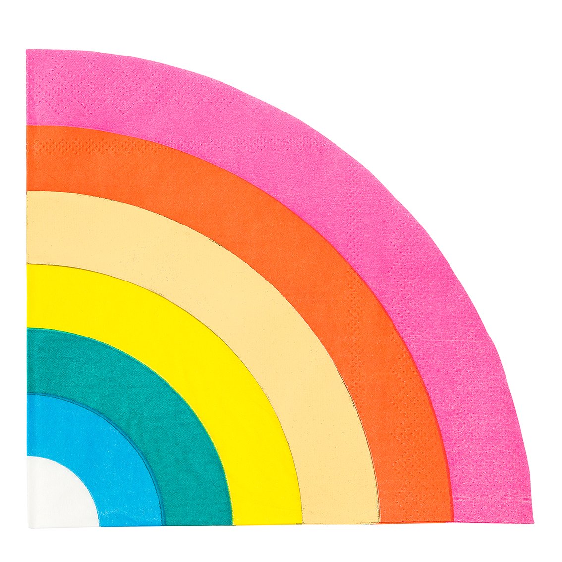 rainbow napkins