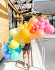 Rainbow Gradient Balloon Garland To-Go