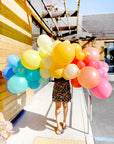 Rainbow Gradient Balloon Garland To-Go