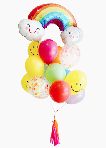 Happy Rainbow Balloongram