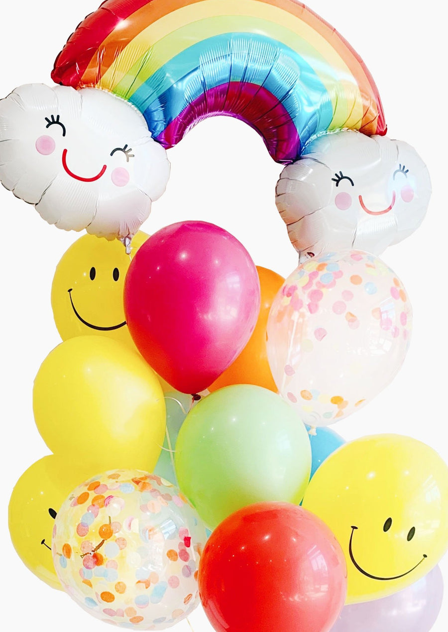 Happy Rainbow Balloongram