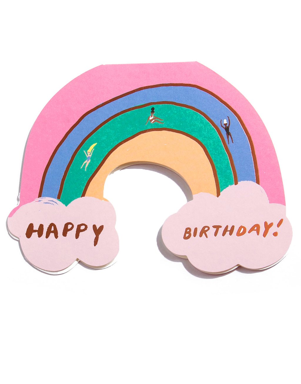 Rainbow-Shaped Birthday Card