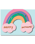 Rainbow-Shaped Birthday Card