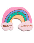 Rainbow-Shaped Birthday Card