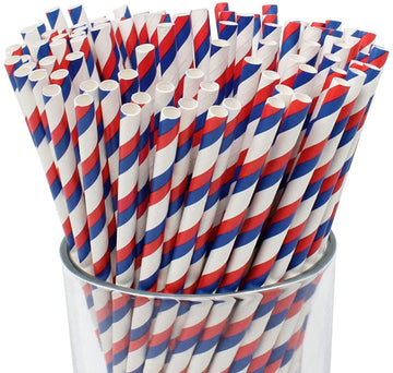 Red, White, and Blue Straws