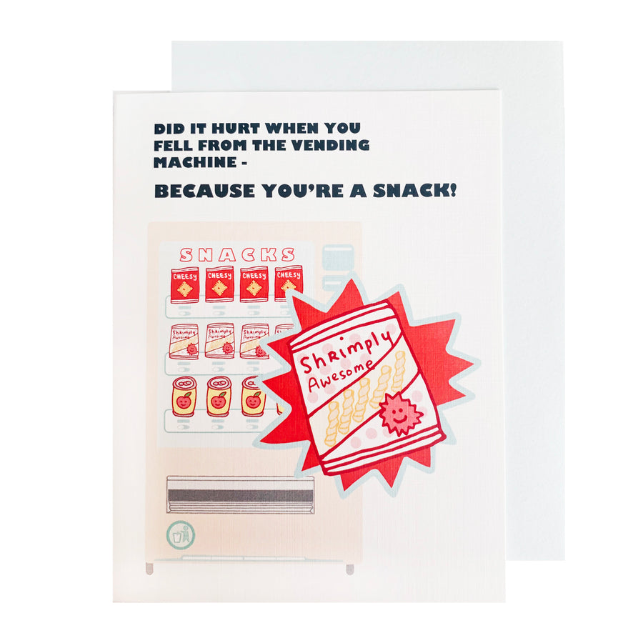 Vending Machine Snack Card