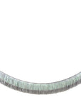 Tinsel Fringe Garland - Silver Iridescent