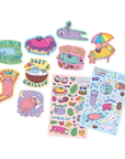 sleepy sloths scented stickers