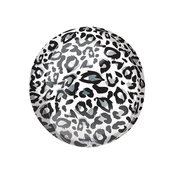 Snow Leopard Print Orb Balloon