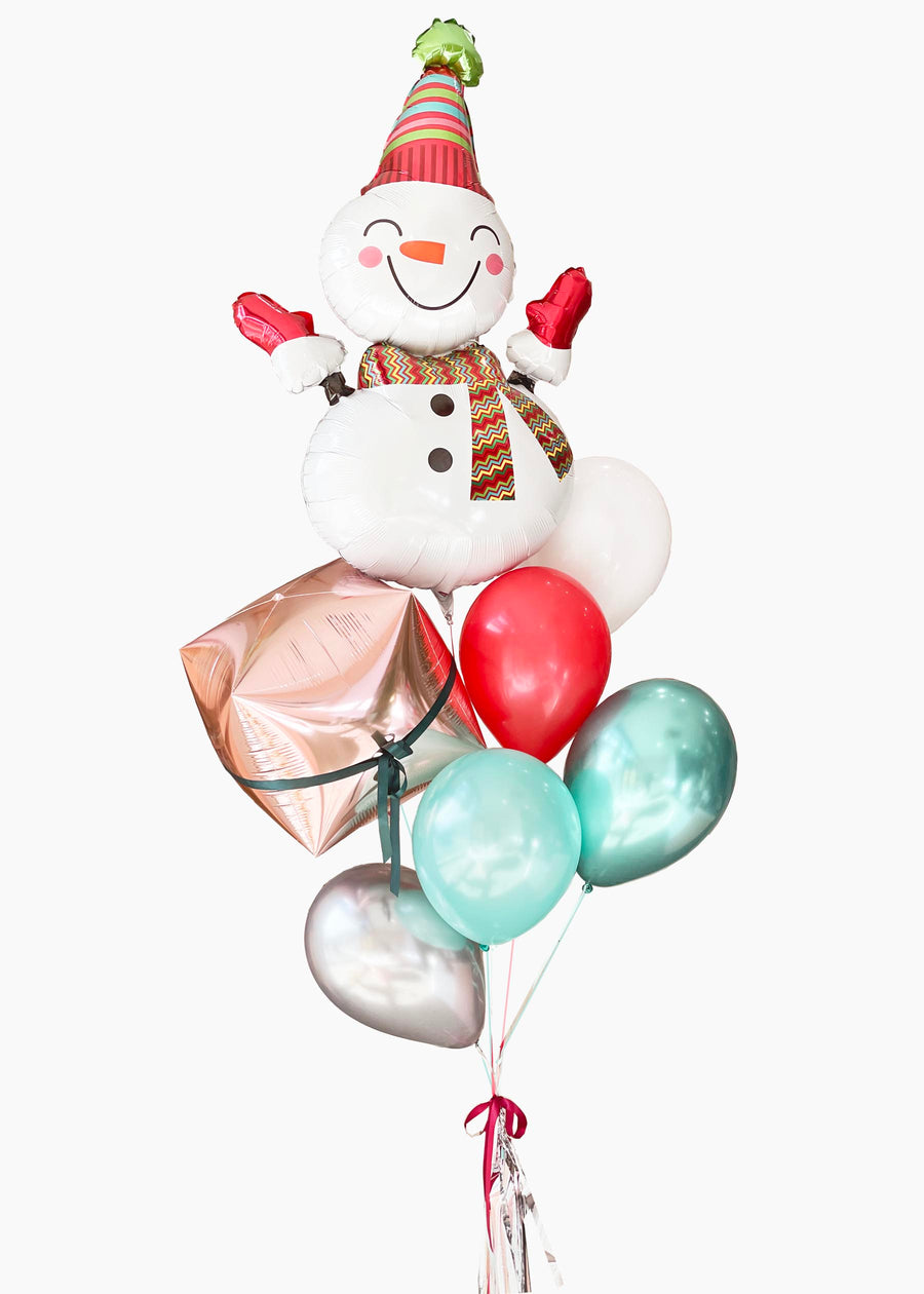 70s Snowman | Holiday Balloongram