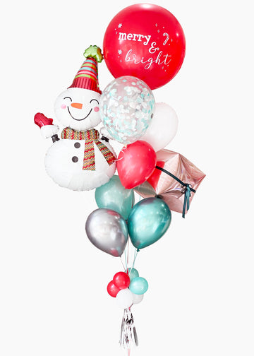 70s Snowman | Holiday Balloongram