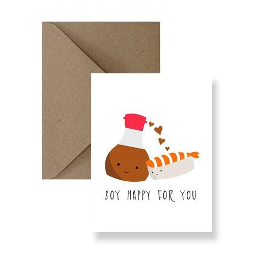 soy sauce shrimp nigiri soy happy for you card