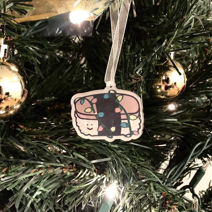 Spam Musubi Holiday Ornament