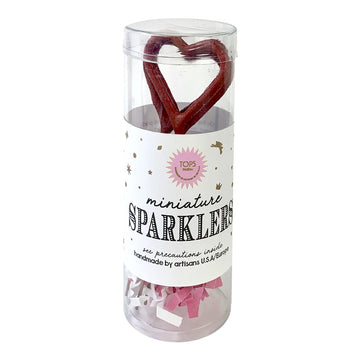 Mini Red Heart Sparkler Set