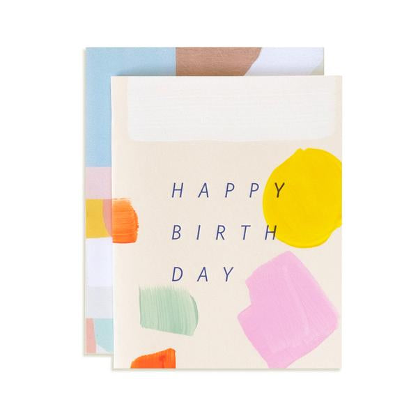 Spectrum Birthday Hand Painted Card