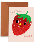 Ichigo (strawberry) Birthday Card