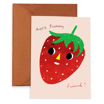 Ichigo (strawberry) Birthday Card