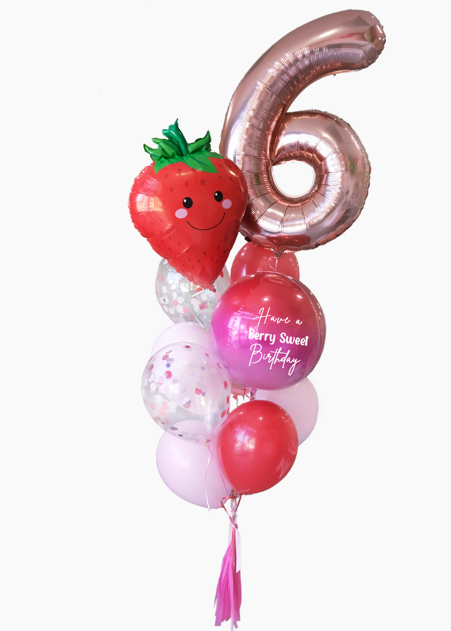 Sweet Strawberry Balloongram